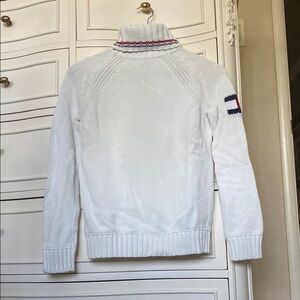 Tommy Hilfiger Jeans White Sweater with Logo